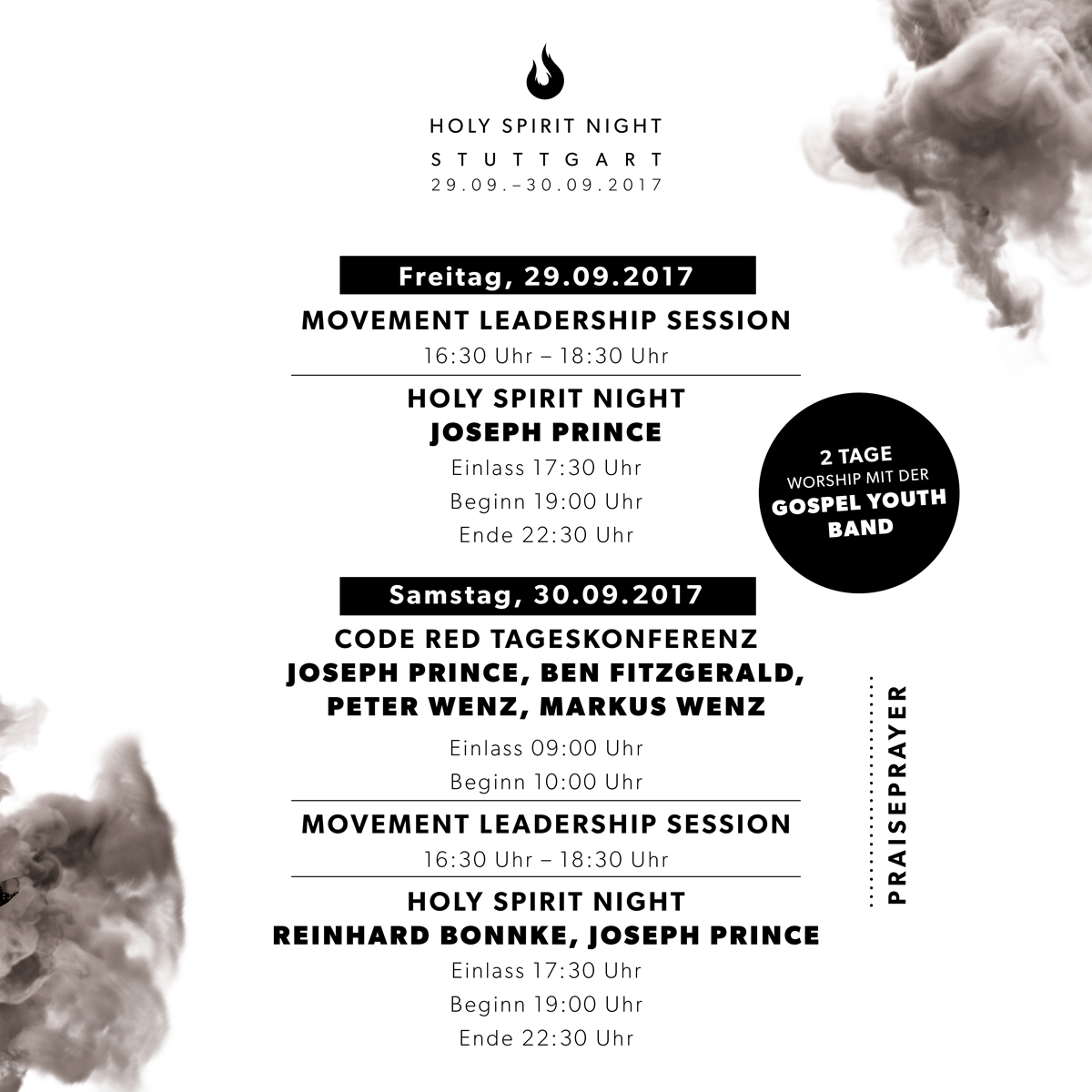 Programm Holy Spirit Night
