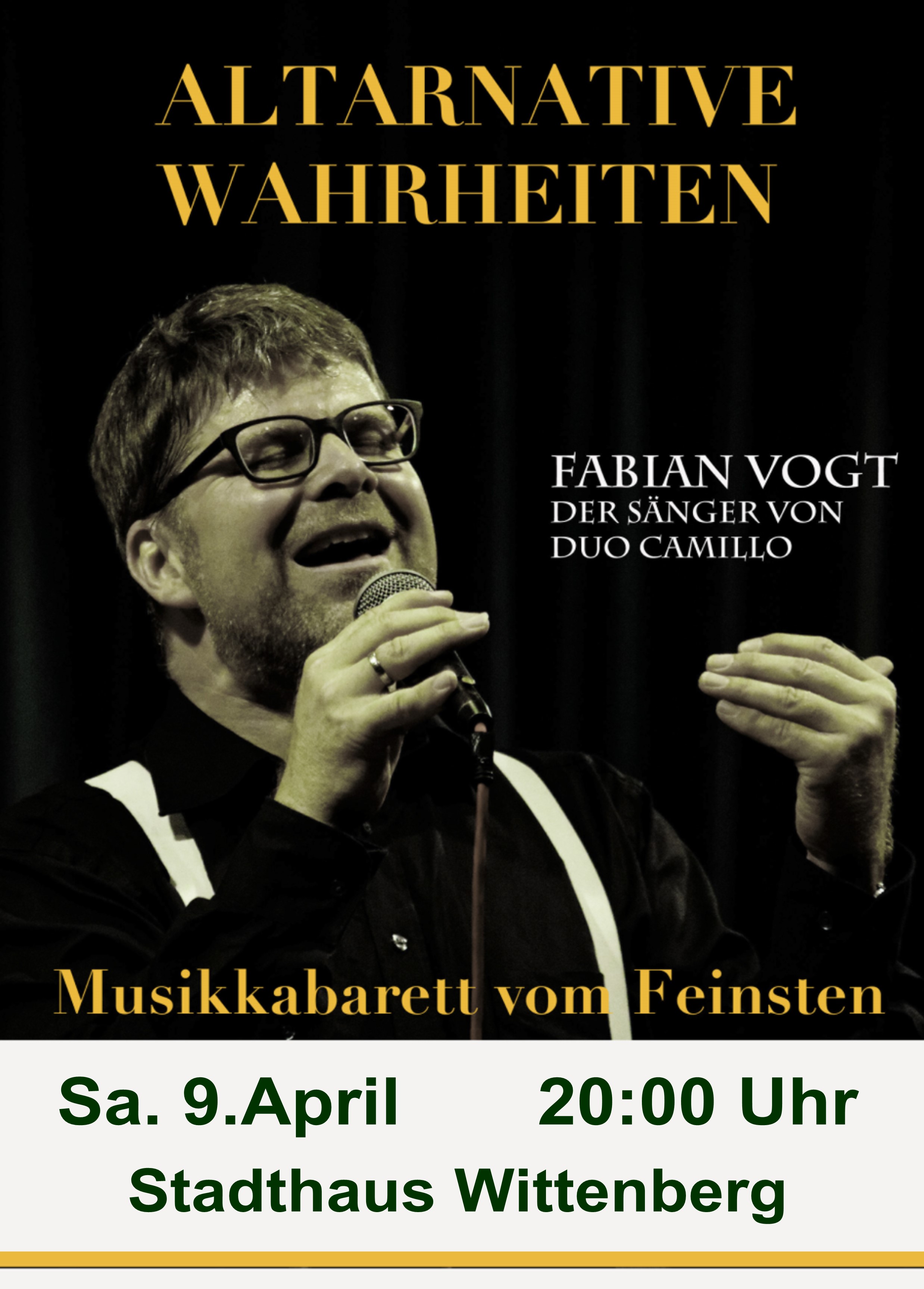 Fabian Vogt von Duo Camillo Altarnative Wahrheiten