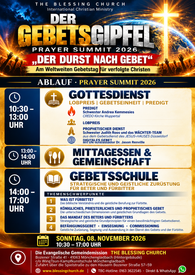 DER GEBETSGIPFEL – PRAYER SUMMIT 2026