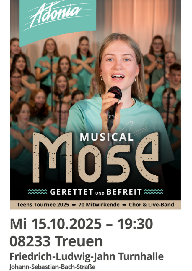 ADONIA Teenager-Musical Mose