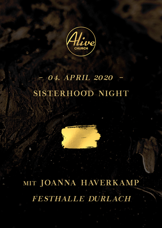Sisterhood Night Karlsruhe mit Joanna Haverkamp