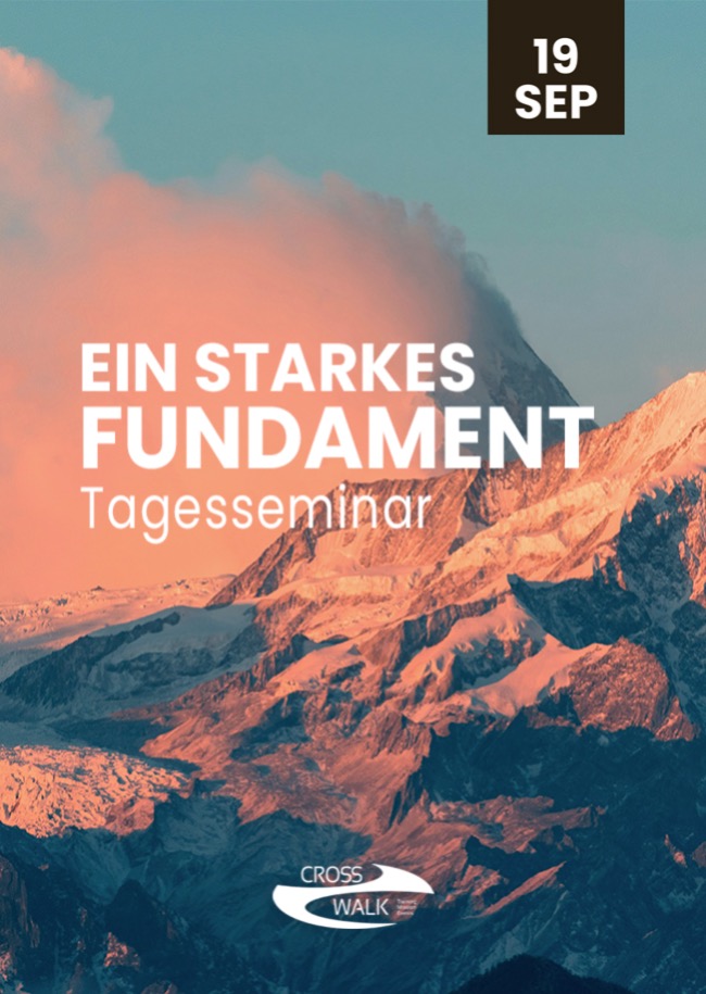 Findet erst im Herbst 27 statt: Ein starkes Fundament