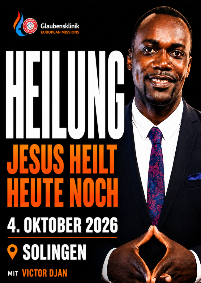 Glaubensklinik mit Victor Djan in Solingen & Youtube