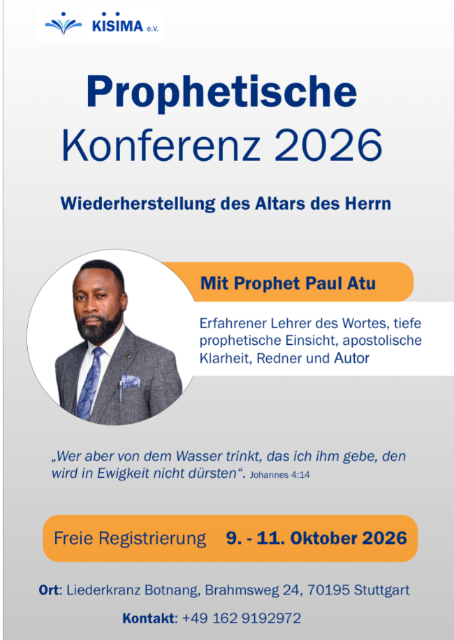 Prophetische Konferenz 2026