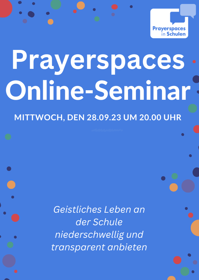 Online- Seminar Prayerspaces