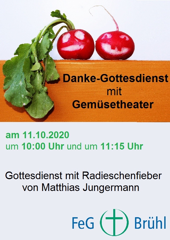 Danke-Gottesdienst mit Gemüsetheather