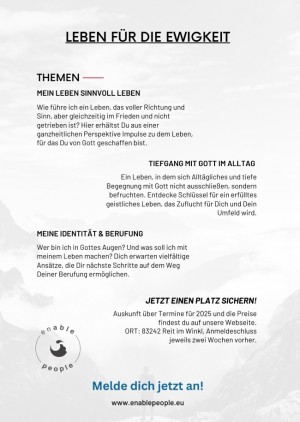 Leben für die Ewigkeit