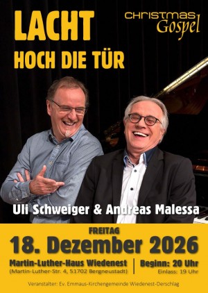 Lacht hoch die Tür