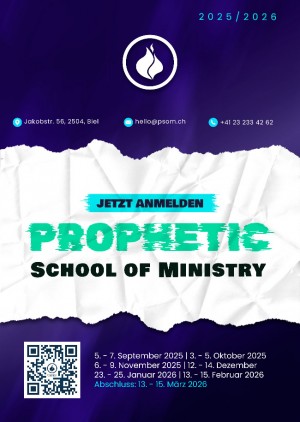 Prophetic School of Ministry 2025/2026