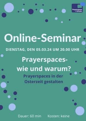 Prayerspaces Online-Seminar