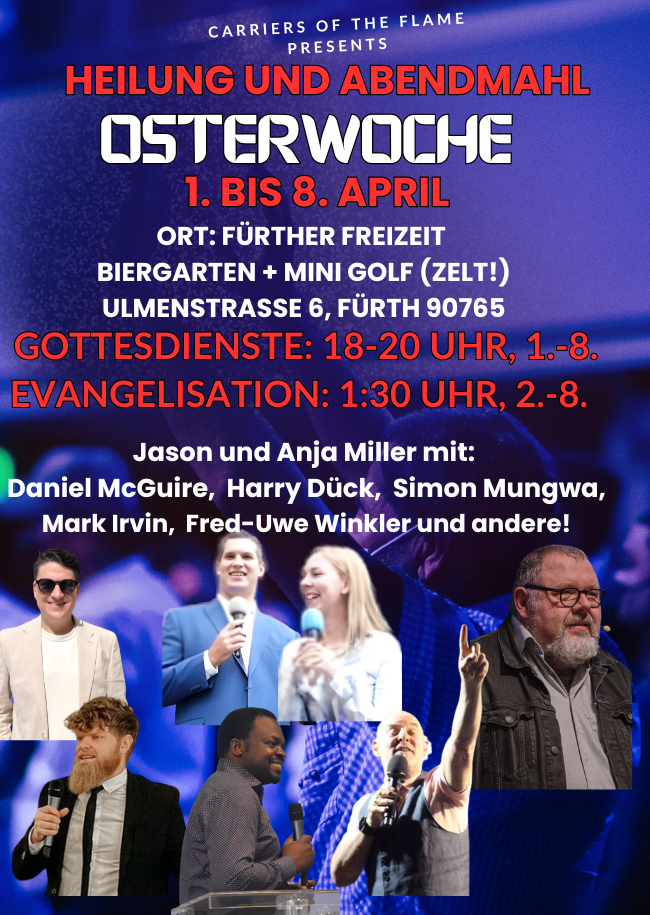 Heilung & Abendmahl w&auml;hrend der Osterwoche