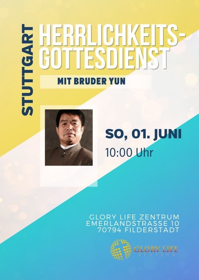 Herrlichkeitsgottesdienst mit Bruder Yun