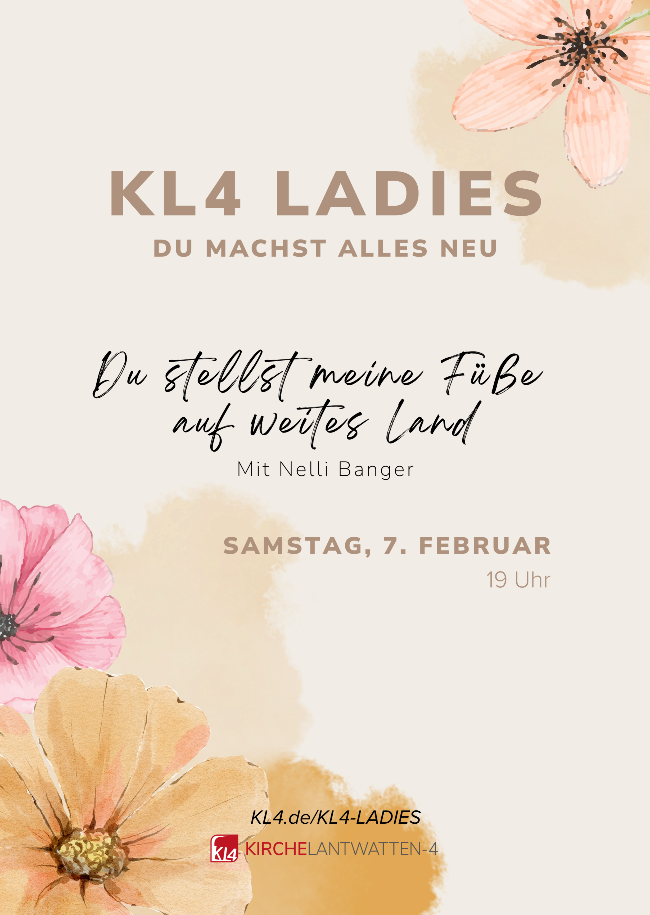 Du stellst meine F&uuml;&szlig;e auf weites Land.