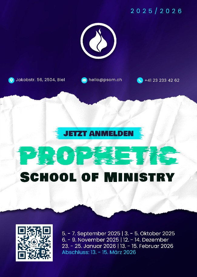 Prophetic School of Ministry 2025/2026