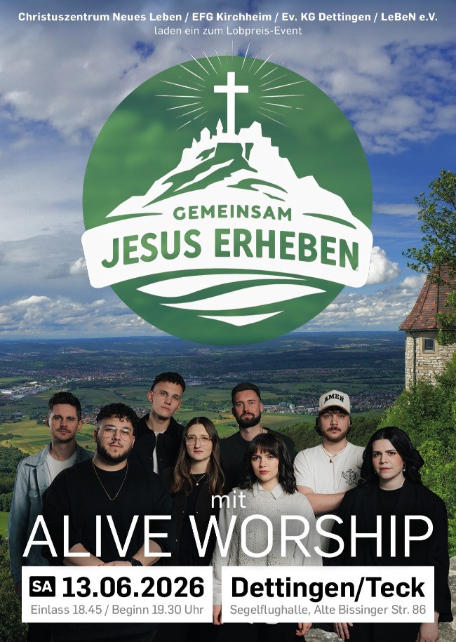 Lobpreis-Event mit Alive Worship