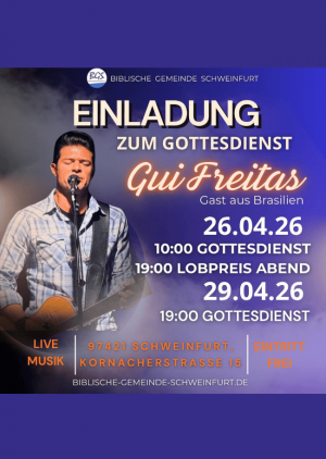 Drei Tage mit Gui Freitas