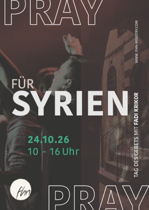 Gebetstag "PRAY" für Syrien