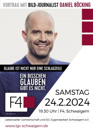Vortrag mit Bild-Journalist Daniel Böcking