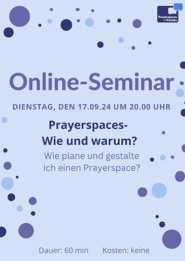 Prayerspaces Online-Seminar