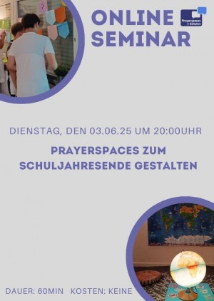 Prayerspaces Online-Seminar