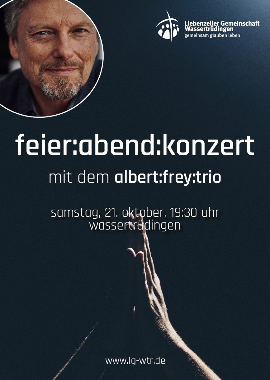feier:abend:konzert mit dem Albert Frey Trio