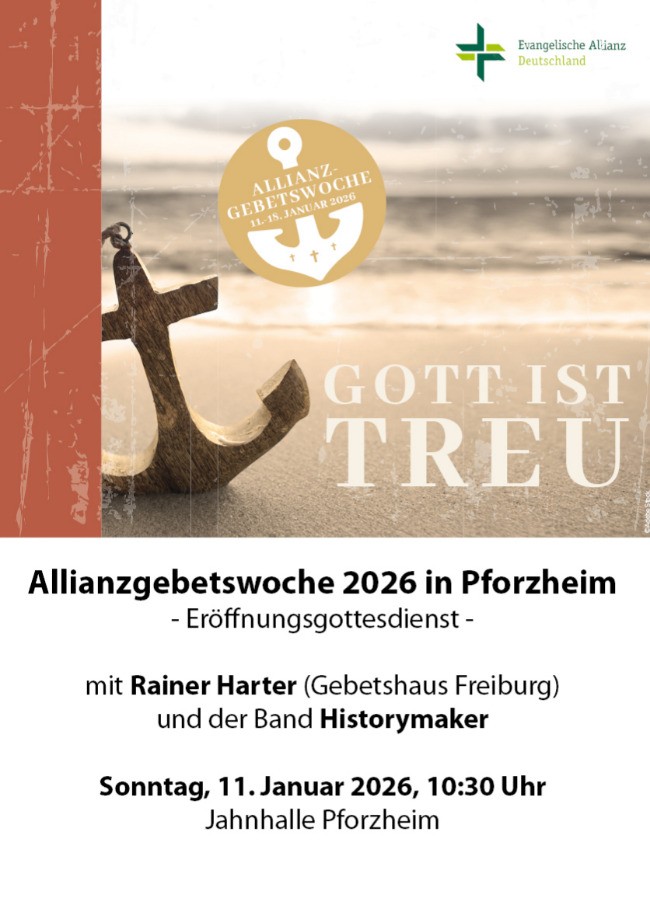 Allianzgebetswoche 2026 - Er&ouml;ffnungsgottesdienst