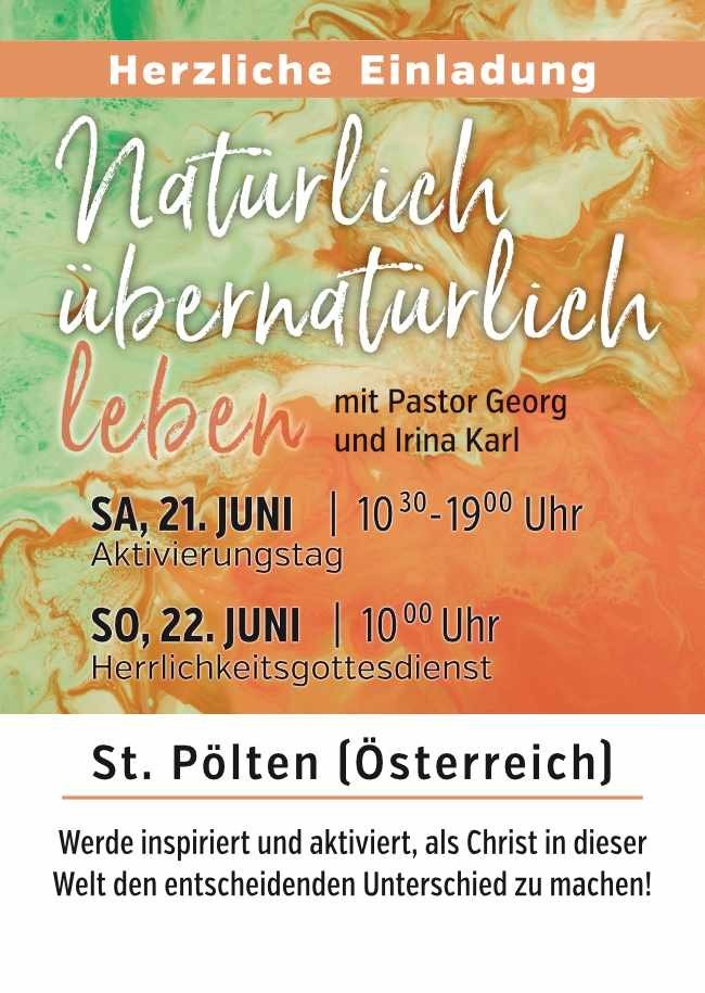 Tagesseminar "Natürlich übernatürlich leben"