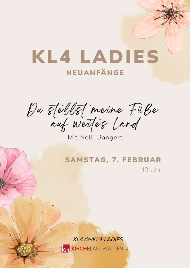 Du stellst meine F&uuml;&szlig;e auf weites Land.