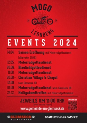 Heiligabendtreffen mit Motorradgottesdienst