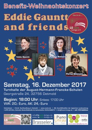 Weihnachtskonzert mit Eddie Gauntt and friends