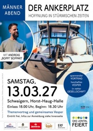 Männerabend mit Andreas „Boppi“ Boppart