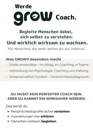 GROW® Persönlichkeitsdiagnostik - Lizenzkurs