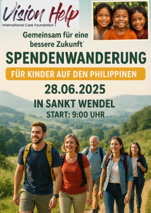 Wandern für die Philippinen „Vision Help Stiftung“
