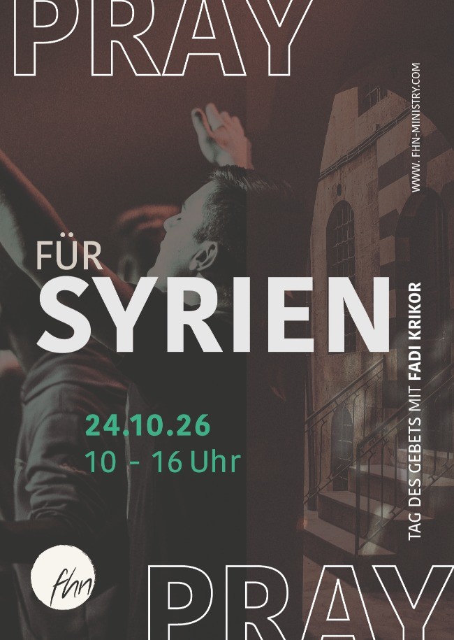 Gebetstag "PRAY" f&uuml;r Syrien