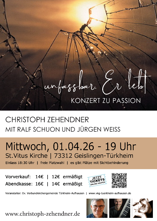 Christoph Zehendner - &bdquo;Unfassbar &ndash; Er lebt&ldquo;