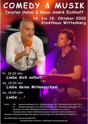 Comedy & Musik + Wittenberg Musik Vielfalt