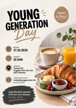 YOUNG GENERATION DAY IN MÜNCHEN | 17.10.2026 | my story. my life.
