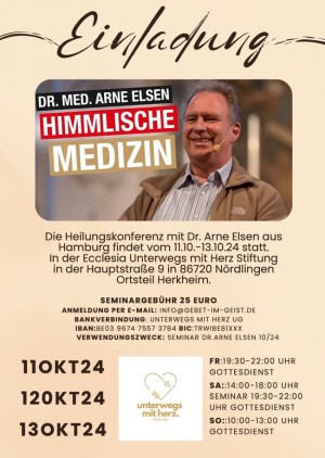 Heilungskonferenz mit Dr. Arne Elsen