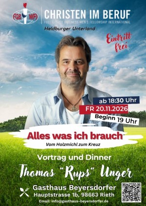 Thomas "Rups" Unger - Frontmann der Randfichten