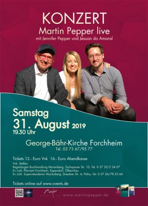 Martin Pepper live mit Jennifer & Jesuan