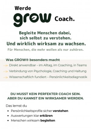 GROW® Persönlichkeitsdiagnostik - Lizenzkurs