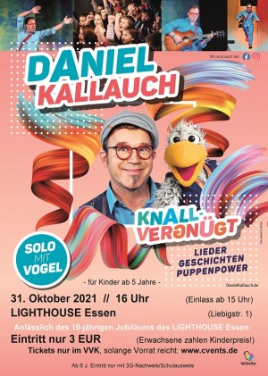 Daniel Kallauch - Knallvergnügt "Solo mit Vogel"