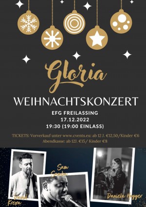 Gloria Weihnachtskonzert