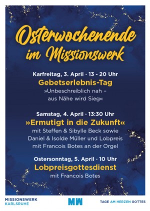 Osterwochenende im Missionswerk 2026