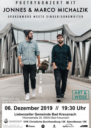 Poetry-Konzert mit Marco Michalzik & JONNES