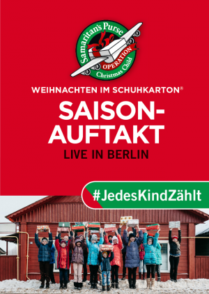 Saisonauftakt "Weihnachten im Schuhkarton"