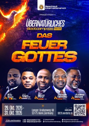 Das Feuer Gottes - Das Übernatürliche Bootcamp 2026