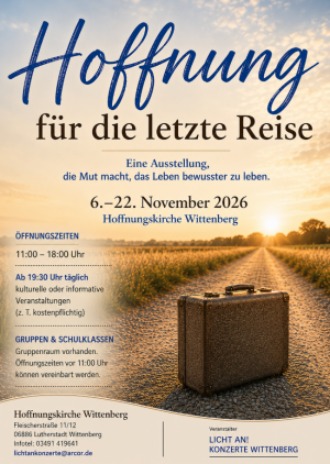 "Hoffnung für die letzte Reise"