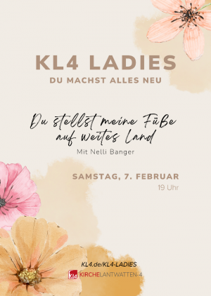 Du stellst meine Füße auf weites Land.