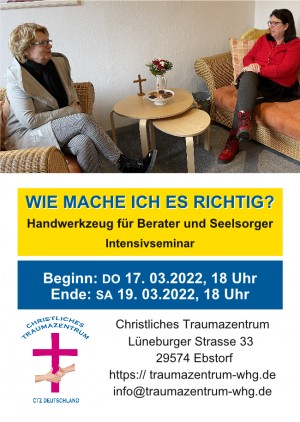 Wie mache ich es richtig? Intensivseminar für Berater und Seelsorger